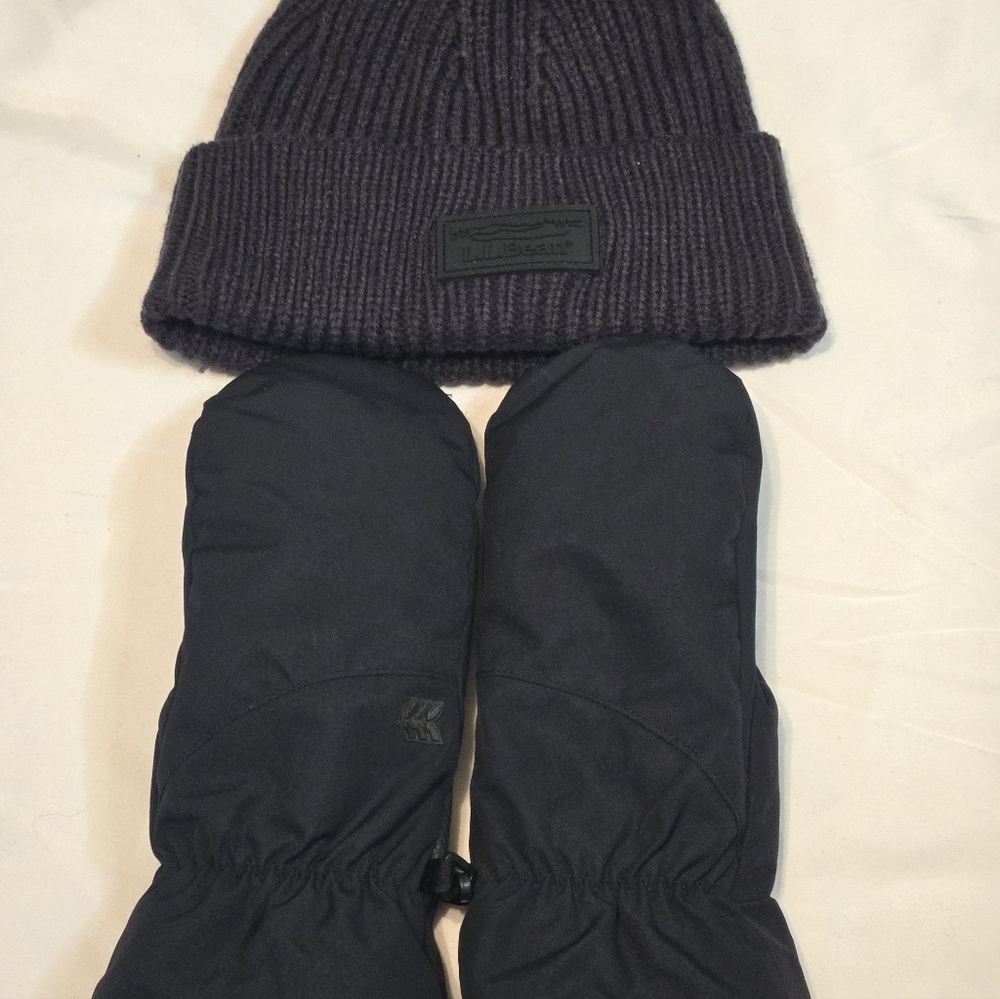 L.L.Bean Knit Beanie and Gloves Set from All in Motion